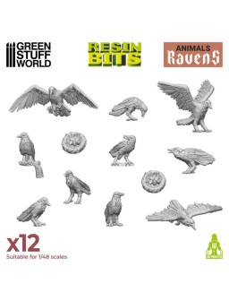 Set impreso en 3D - Cuervos