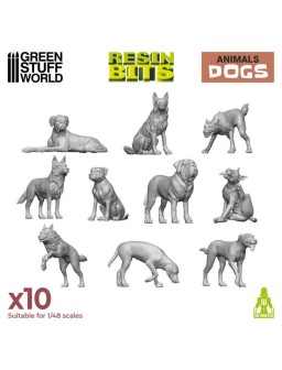 Set impreso en 3D - Perros