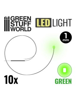 Luces LED VERDES - 1mm