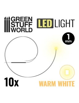 Luces LED BLANCO calido - 1mm