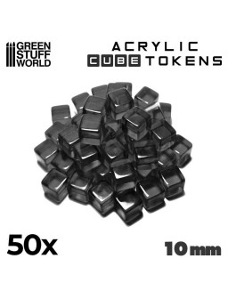 Token Cubos - Negro 10mm