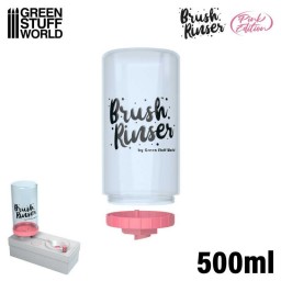 Bote Brush Rinser 500ml - Rosa